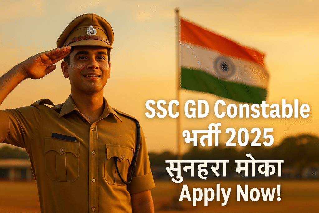 SSC GD Constable भर्ती 2025 – Golden Chance Apply Now!